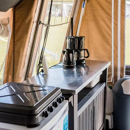 Tent In Near Forest Luxe tent